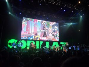 The band behind the song Sunshine in a Bag is Gorillaz
